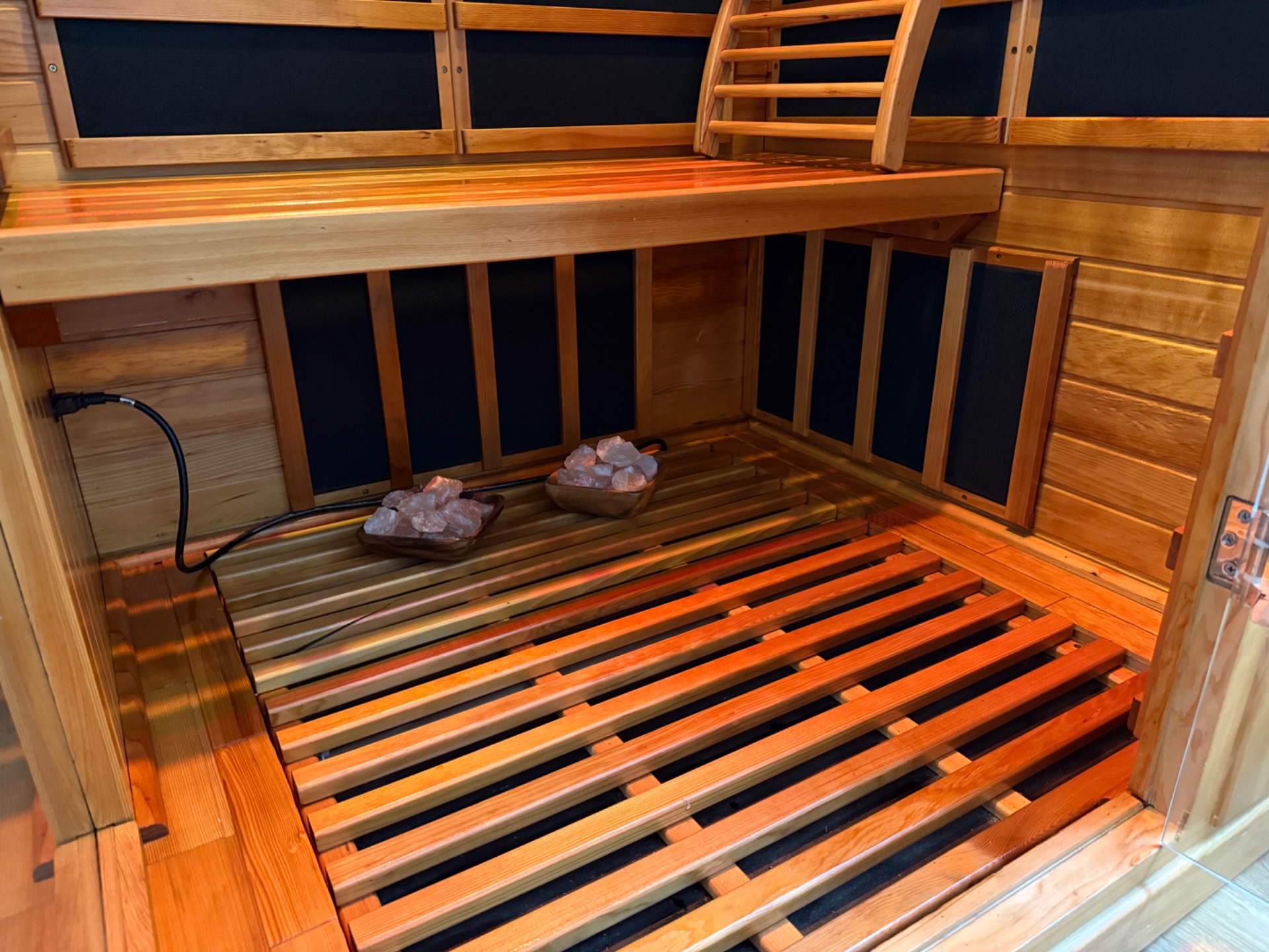 Relax pokoj - infrasauna se solnými kameny